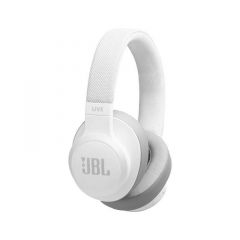 JBL LIVE 500BT Wireless Over Ear Headphones 30 Hours Battery Life Bluetooth Voice Assistant Ready  Google  Siri   Alexa Blanco 