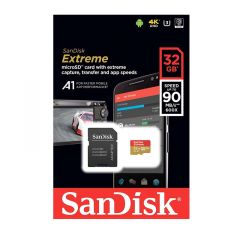Memoria Micro SD Sandisk de 32GB  Adaptador CL10 SDSQXAF032GGN6MA