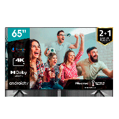 65" TV Hisense 4K UHD Android| Smart TV 65A6G